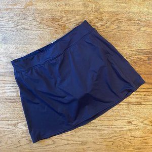 Lands' End Purple Blue Swim Skirt Skort Bottoms Sz 14L